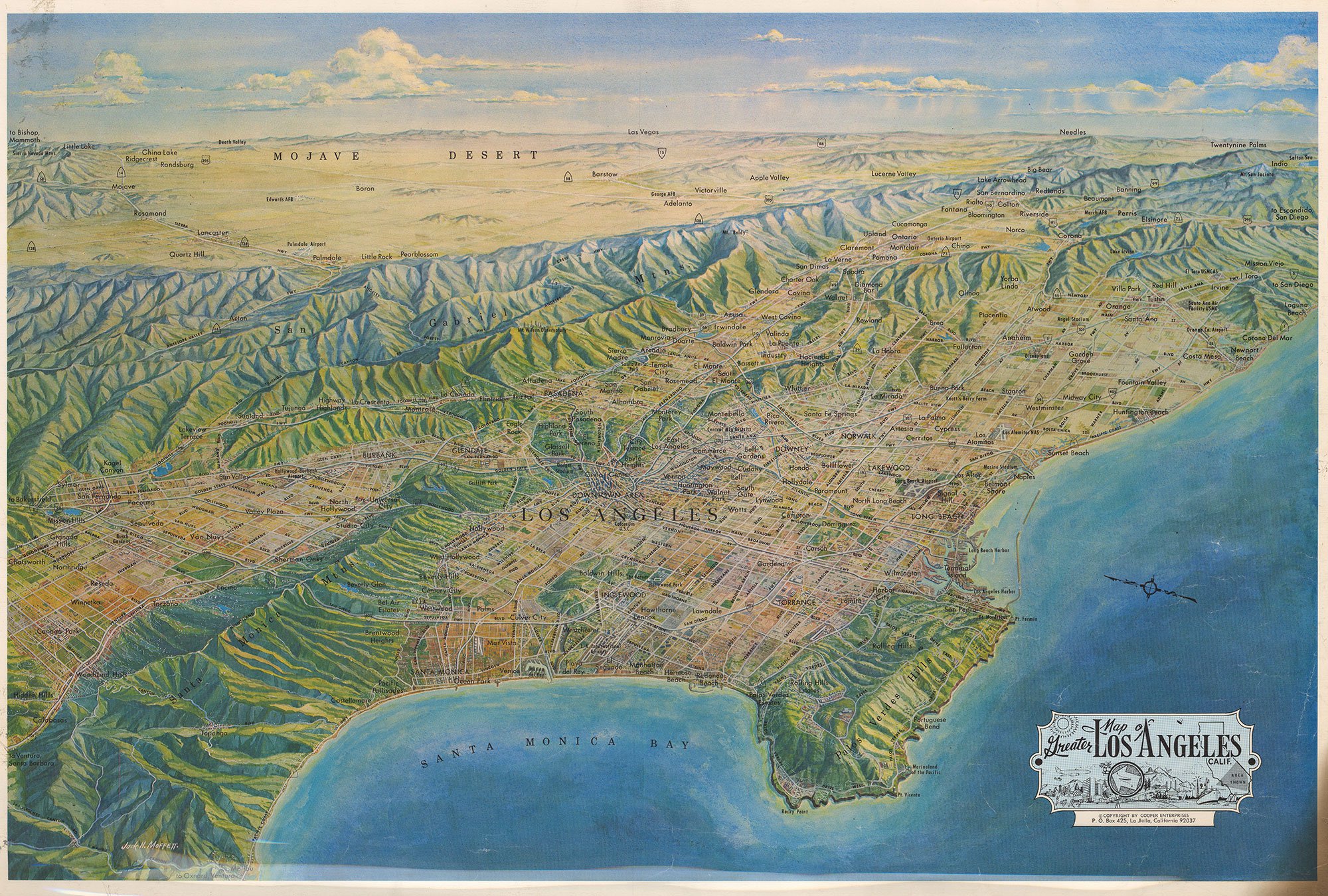 los angeles and it's mountains